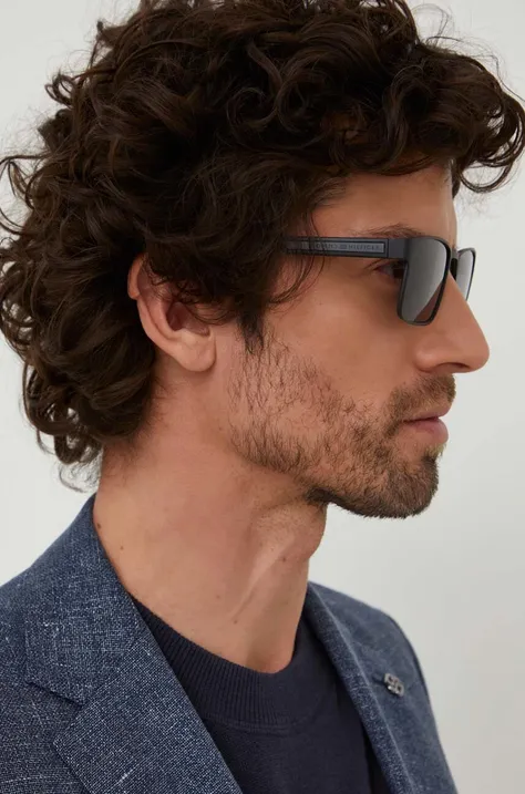 Солнцезащитные очки Tommy Hilfiger мужские цвет серый