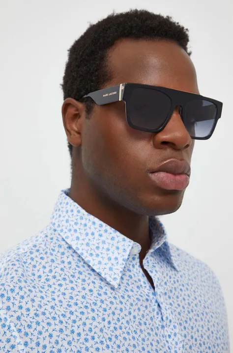 Сонцезахисні окуляри Marc Jacobs чоловічі колір чорний