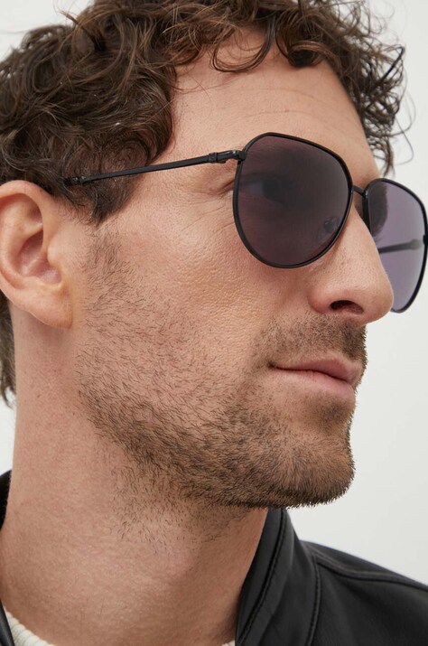 Guess ochelari de soare barbati, culoarea negru, GU00089_6201Y