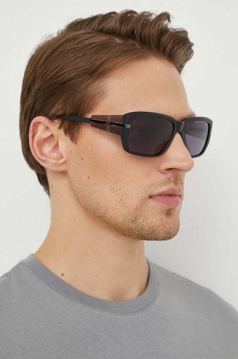Сонцезахисні окуляри Guess чоловічі колір чорний GU00090_6002Y