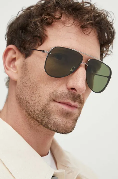 Сонцезахисні окуляри Tom Ford чоловічі колір срібний FT1071_6214N