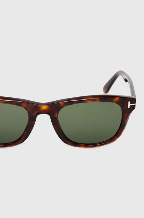 Tom Ford okulary przeciwsłoneczne męskie kolor brązowy FT1076_5454N