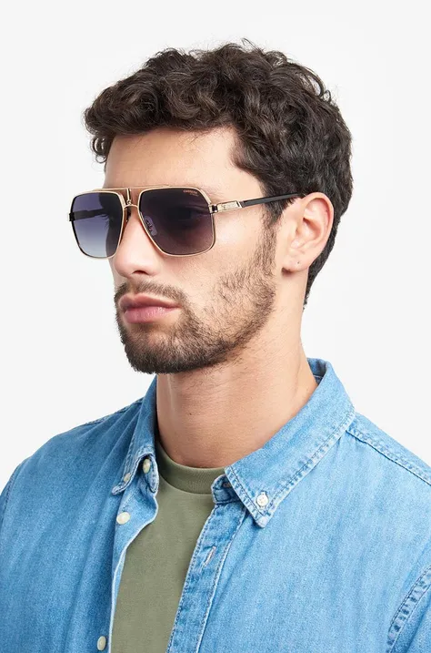 Carrera okulary przeciwsłoneczne męskie kolor czarny