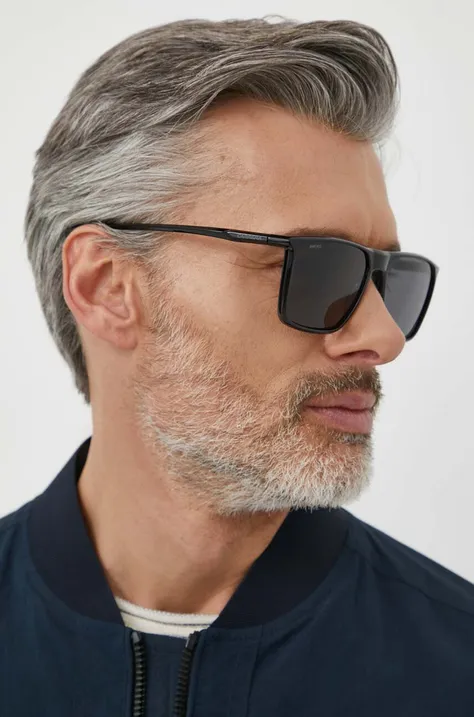 Сонцезахисні окуляри Carrera колір сірий