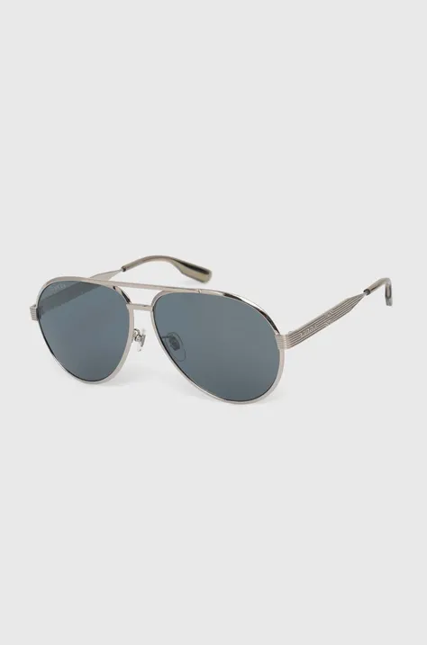 Slnečné okuliare Gucci pánske, strieborná farba, GG1513S