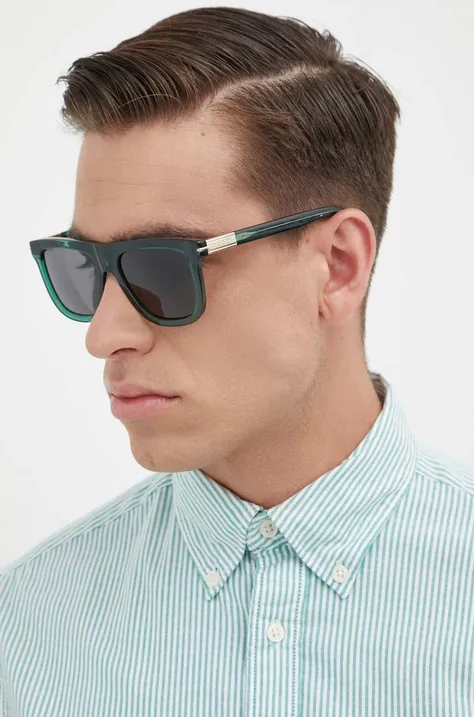 Солнцезащитные очки Gucci мужские цвет зелёный GG1502S