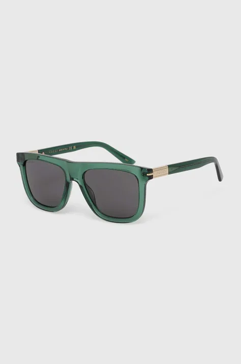 Slnečné okuliare Gucci pánske, zelená farba, GG1502S