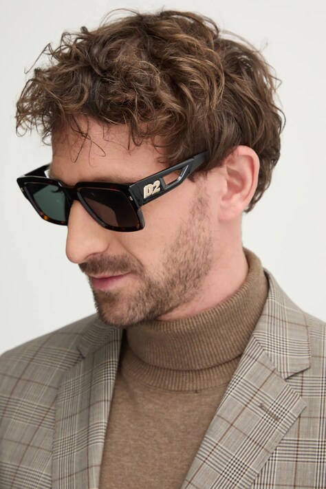 Сонцезахисні окуляри DSQUARED2 чоловічі колір чорний D2 0143/S