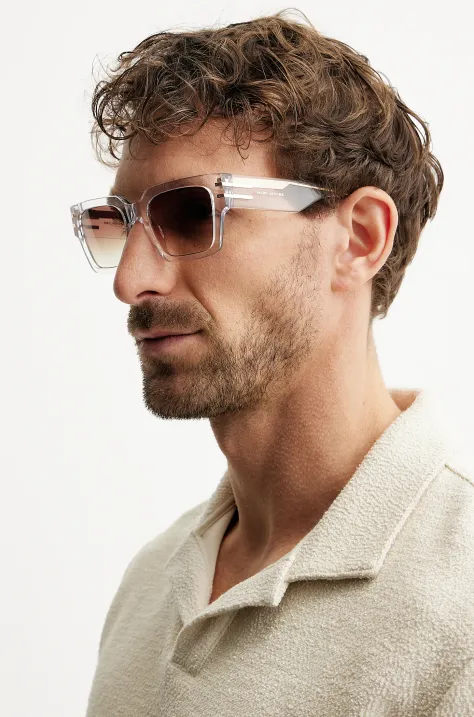 Marc Jacobs okulary przeciwsłoneczne męskie kolor transparentny MARC 787/S