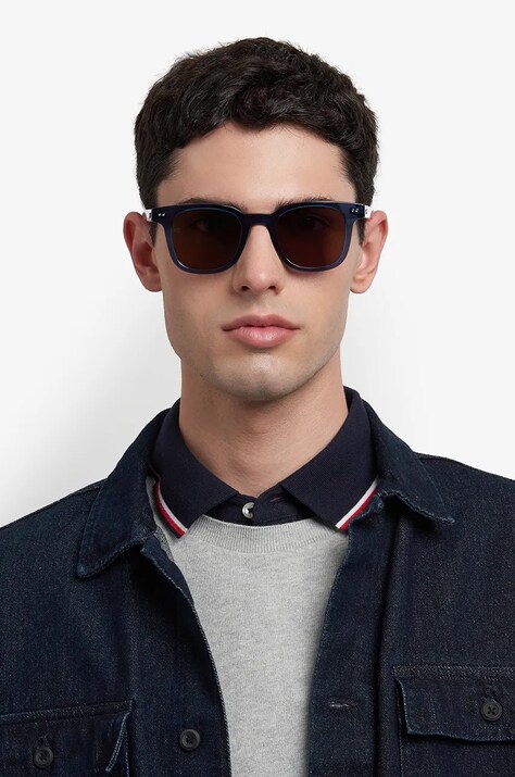 Сонцезахисні окуляри Tommy Hilfiger — AA00-OKM0LA, темно-синій — фото 6