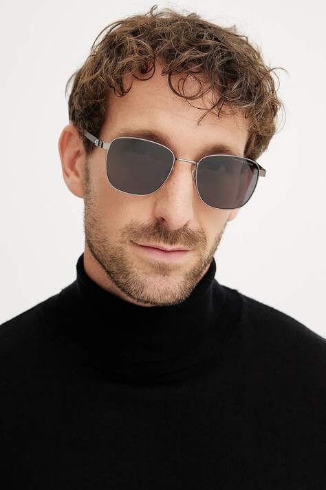 Sluneční brýle Tommy Hilfiger pánské, tmavomodrá barva, TH 2138/S