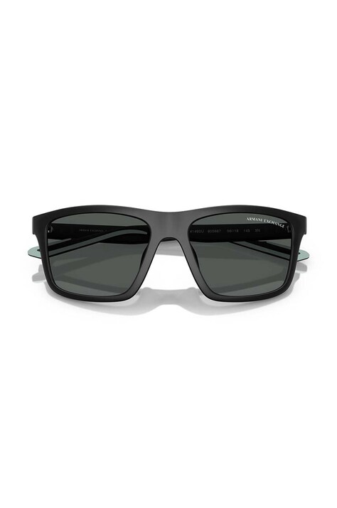 Сонцезахисні окуляри Armani Exchange — AA00-OKM0LI, чорний — фото 6