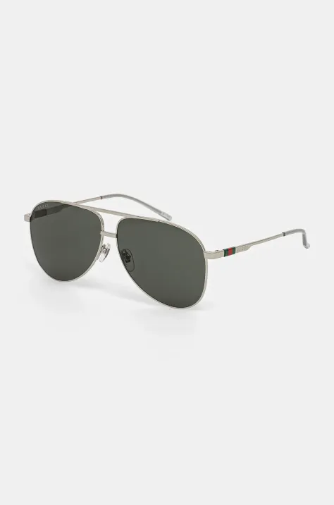 Gucci ochelari de soare barbati, culoarea argintiu, GG1677S