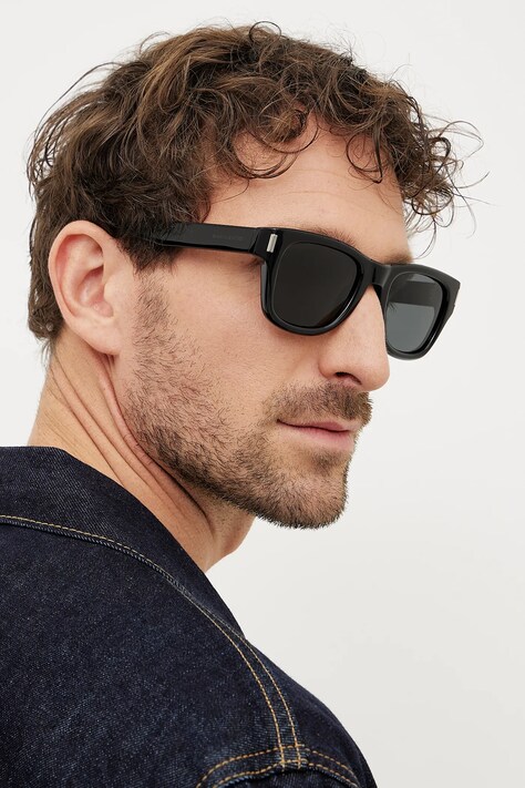 Saint Laurent napszemüveg fekete, férfi, SL 801