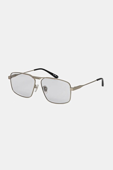 Солнцезащитные очки Balenciaga мужские цвет серебрянный BB0418SK