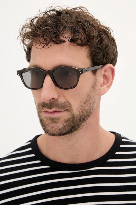 Слънчеви очила Gucci в кафяво GG1892S