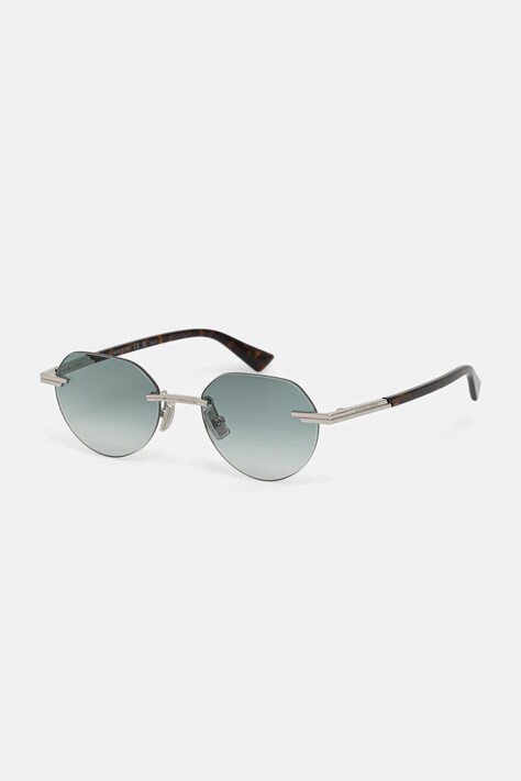 Bottega Veneta okulary przeciwsłoneczne męskie kolor srebrny BV1379S