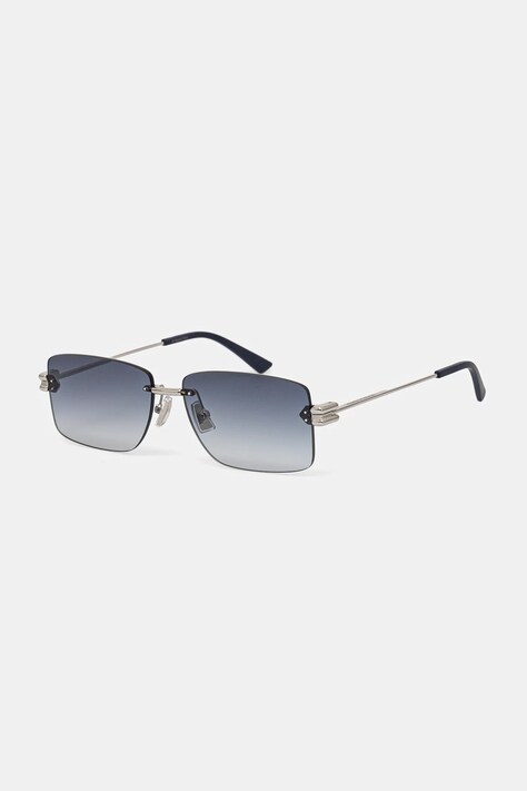 Солнцезащитные очки Bottega Veneta мужские цвет серебрянный BV1126S