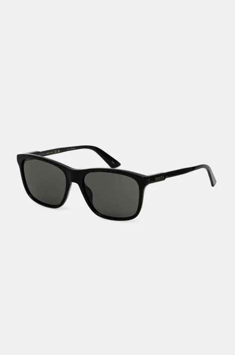 Gucci ochelari de soare barbati, culoarea negru, GG1819S