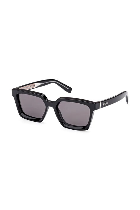 Sluneční brýle Zegna pánské, černá barva, EZ0214_5401A