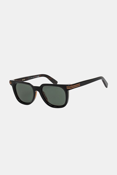 Сонцезахисні окуляри Zegna колір чорний EZ0248_5005R