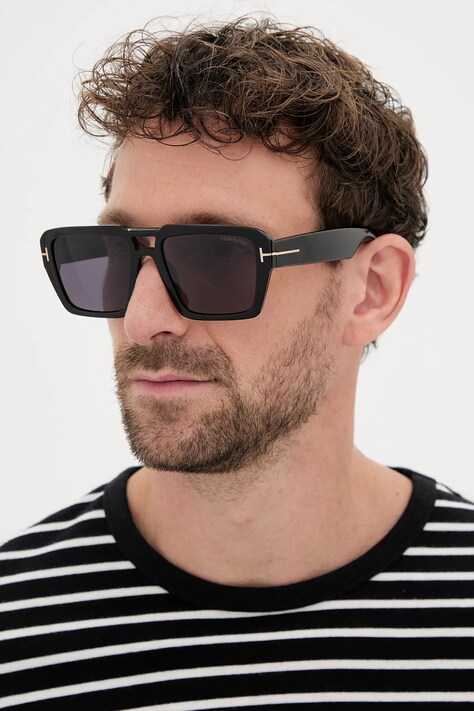 Γυαλιά ηλίου Tom Ford Redford χρώμα: μαύρο, FT1153_5601A
