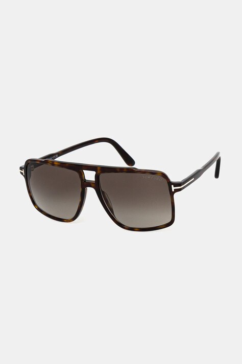 Tom Ford ochelari de soare Kemp culoarea maro, FT1177_5952B