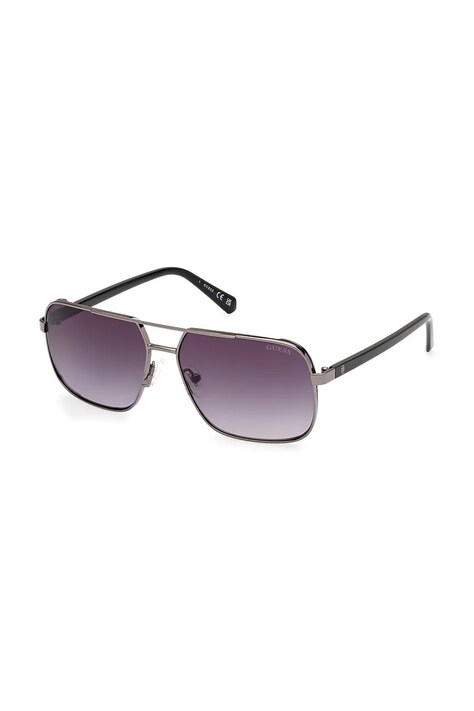 Guess ochelari de soare bărbați, culoarea negru, GU00119_5808B