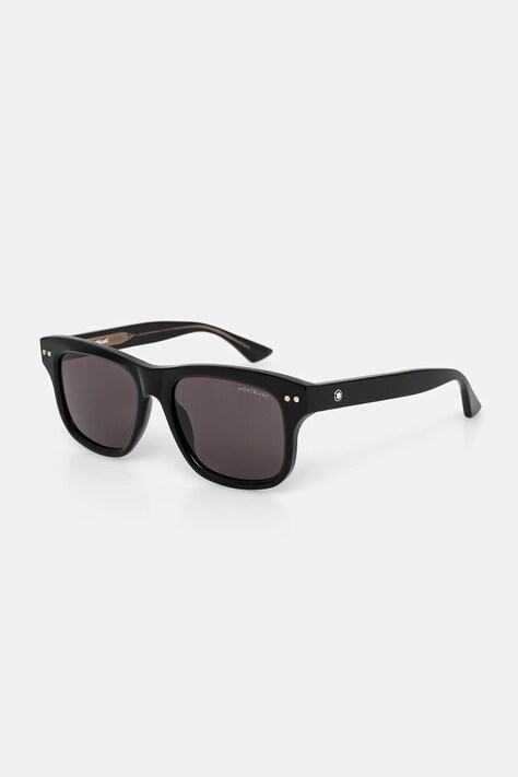 Γυαλιά ηλίου Montblanc χρώμα: μαύρο, MB0319S