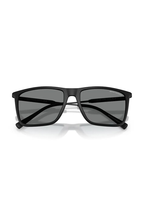 Armani Exchange сонцезахисні окуляри чоловічі — AA00-OKM0TM, чорний — фото 6