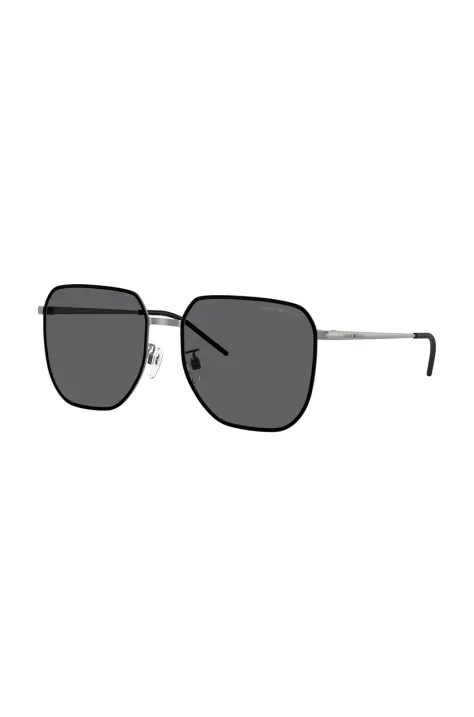Emporio Armani okulary przeciwsłoneczne męskie kolor czarny 0EA2135D