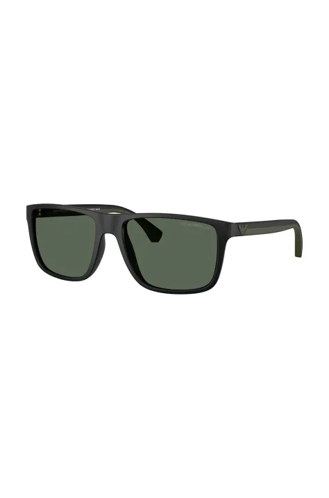 Emporio Armani okulary przeciwsłoneczne męskie kolor czarny 0EA4033