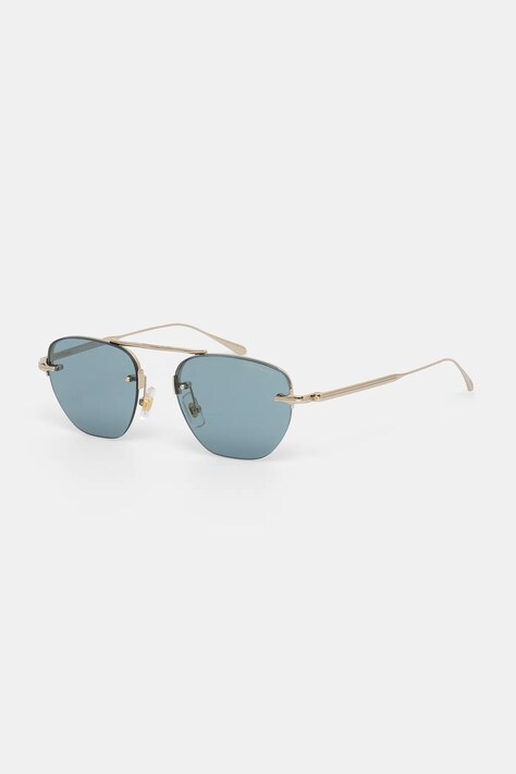 Montblanc ochelari de soare culoarea auriu, MB0404S