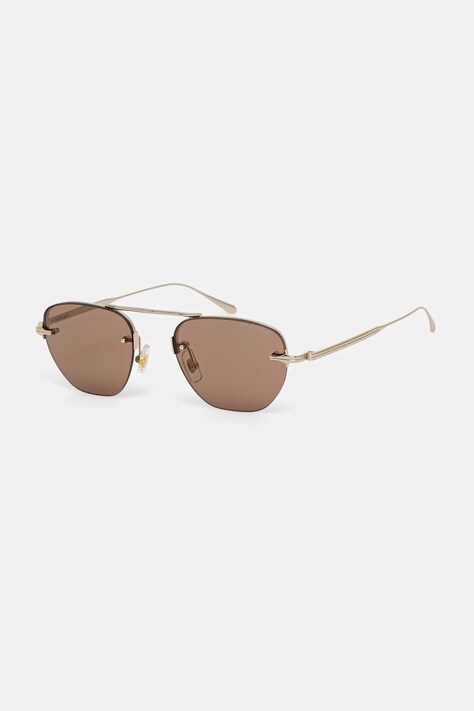 Montblanc ochelari de soare culoarea auriu, MB0404S