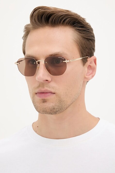 Солнцезащитные очки Montblanc цвет золотой MB0405S