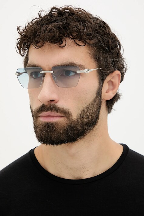 DSQUARED2 okulary przeciwsłoneczne męskie kolor srebrny D2 0102/S