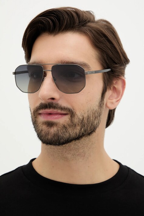 BOSS ochelari de soare culoarea gri, BOSS 1832/S