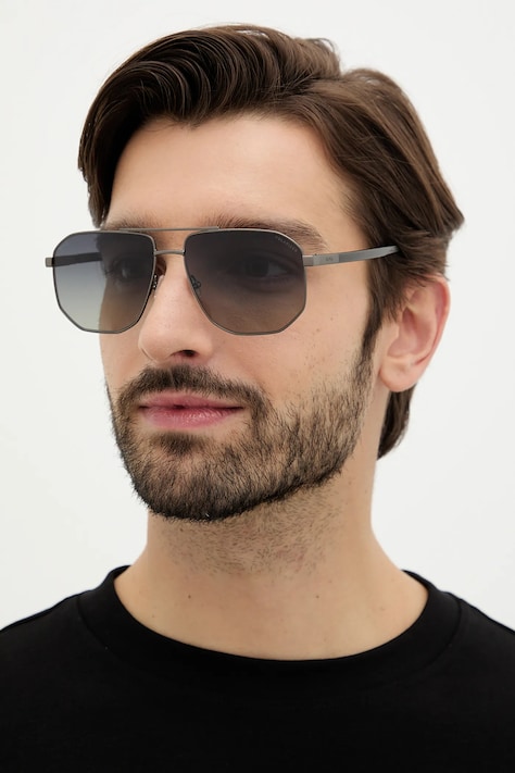 BOSS ochelari de soare culoarea gri, BOSS 1832/S