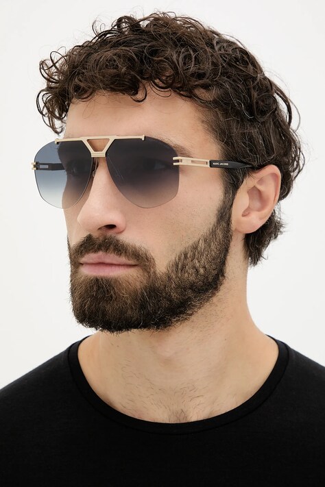 Marc Jacobs okulary przeciwsłoneczne męskie kolor złoty MARC 873/S