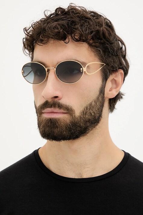 Marc Jacobs okulary przeciwsłoneczne męskie kolor granatowy MARC 876/S