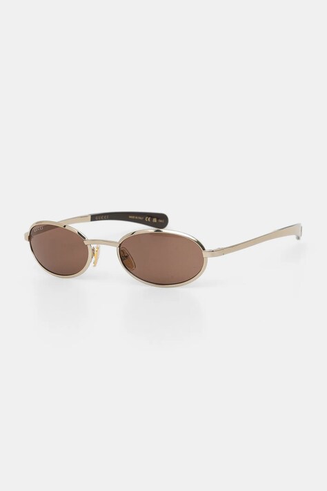 Gucci okulary przeciwsłoneczne męskie kolor złoty GG1942S