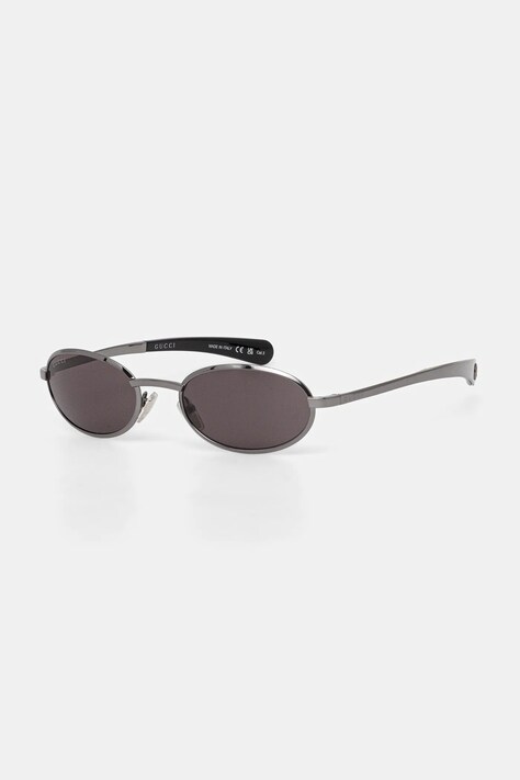 Gucci okulary przeciwsłoneczne męskie kolor srebrny GG1942S