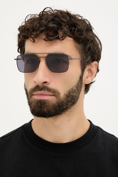 Gucci ochelari de soare culoarea negru, GG1957SA