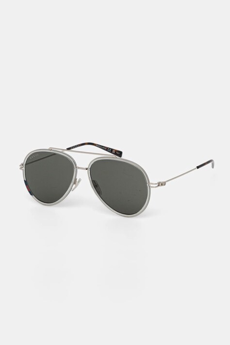 Солнцезащитные очки Gucci цвет серебрянный GG1981S