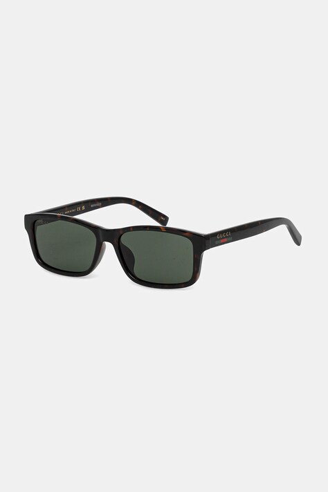Gucci okulary przeciwsłoneczne męskie kolor brązowy GG1986SA