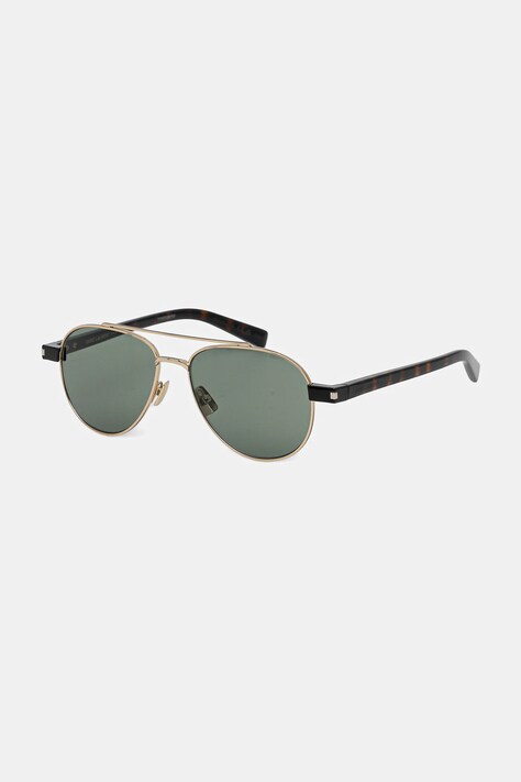 Saint Laurent okulary przeciwsłoneczne męskie kolor złoty SL 843