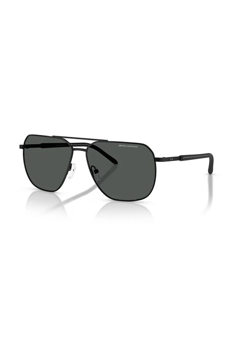 Armani Exchange okulary przeciwsłoneczne męskie kolor czarny 0AX2057S