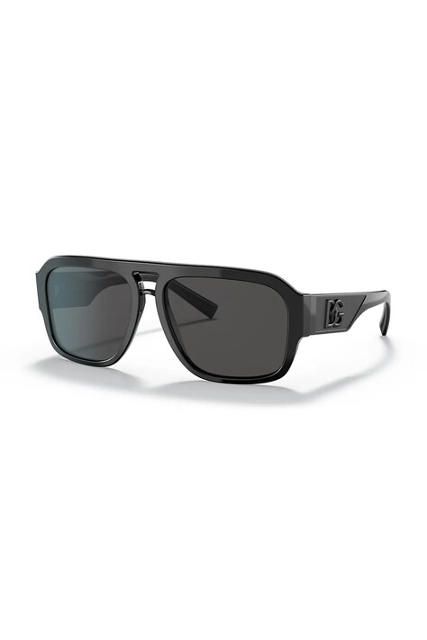 Dolce & Gabbana okulary przeciwsłoneczne męskie kolor czarny 0DG4403