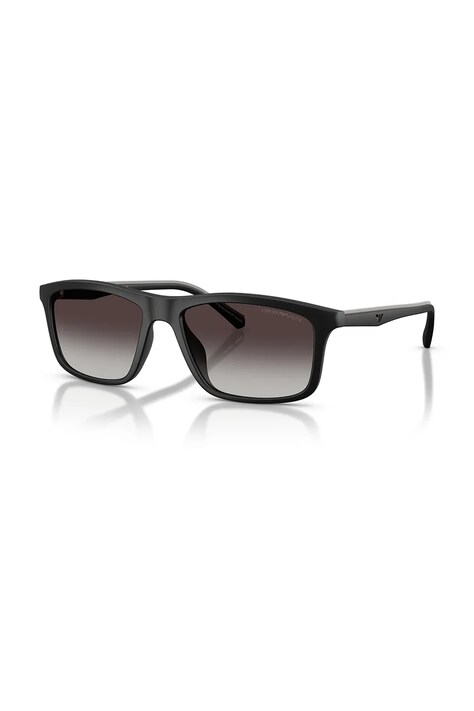 Emporio Armani okulary przeciwsłoneczne męskie kolor czarny 0EA4257U