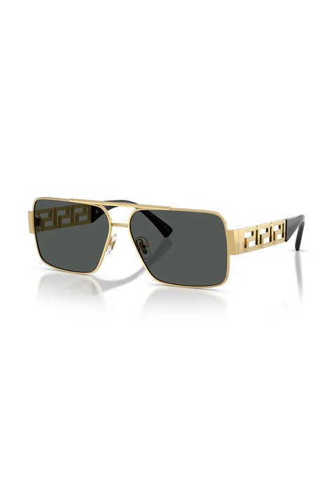 Versace okulary przeciwsłoneczne męskie kolor srebrny 0VE2290